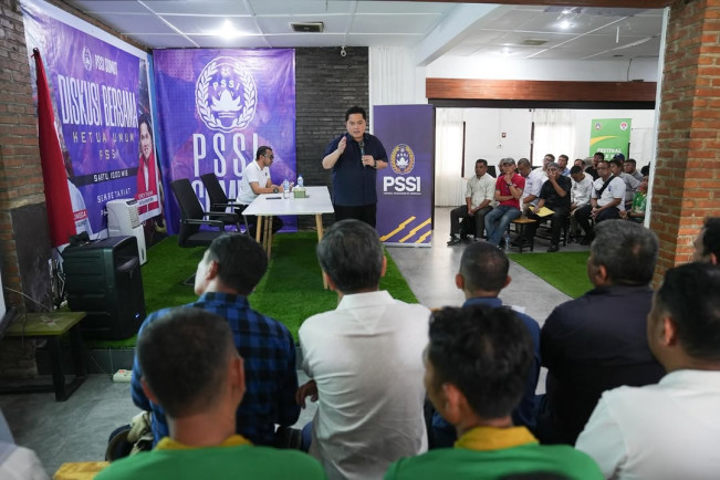 Ketum PSSI Erick Thohir. [Instagram @erickthohir]